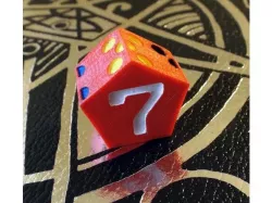 Seven Sided Die - d7 Heptagon