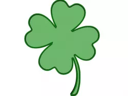 Shamrock Fridge Magnet