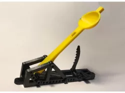 Spring loaded mini catapult