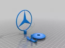 star shaped hood emblem