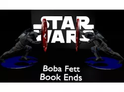 Star wars BoBa Fett book ends