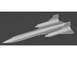 Thicker Wings SR71 Blackbird