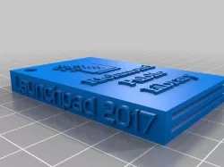 2017 Launchpad Commemorative Keychain