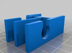 30mm desk ethernet shelf-attached cable holder