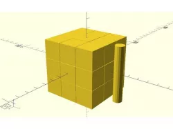 Blank face Rubik Cube