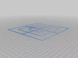 Calibration print for Monoprice Maker Select Plus and other i3 printers (prusa, etc)