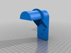 Collapsable Filament Reel holder for Wanhao i3 Z Extension