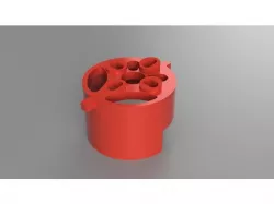 Different motor mounts for the Wing Wing Z84 EPO delta wing