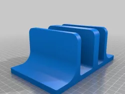 Double laptop vertical stand