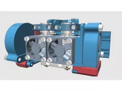 E3D V6 Dual Hotend and integrated layer fan - like the prusa i3