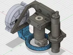 E3D v6 Mount - Suit Anet A8 Fan Ducts