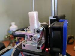 Filament Filter and Lubricator Printrbot Gear Head Extruder