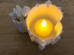 Fractal Mandelbrot Vases, Boxes, Planters, Flameless Tealight Holders - Two Styles