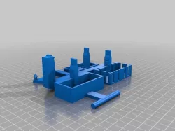 Lever release and bait trays
