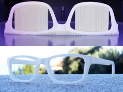 Lunettes VTO | VirtualTryOn.fr 3D Printed Glasses (curved)