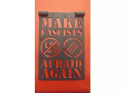 Make Fascists Afraid Again Stencil 1
