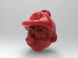 Mario from SNES keychain or pendant