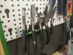 Mini pliers pegboard holder