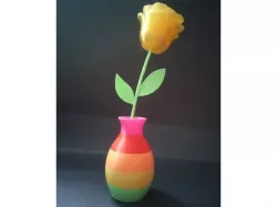 Multi-color flower pot