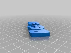 My Customized iamburny's  Text - Name Keyring / Keyfob