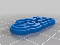 My Customized Multiline Tag or Keychain