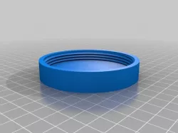 My Customized round box with threaded lid