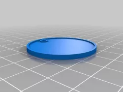 My Customized Round Dog Tag