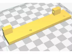 Offset rear-mount VESA bracket