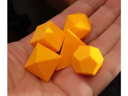 OpenSCAD platonic solids