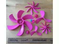 OpenSCAD Turbine Propeller Generator