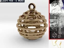 Personalised Sphere Earring