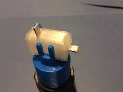 Poor man leaf switch for standard arcade button