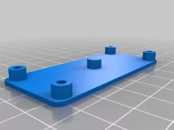 Rasperberry Pi Zero back cover (costumizable, with openSCAD-file)