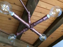 Steampunk Pipes Lamp
