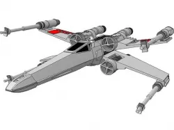 SW - T-65 X-Wing Starfighter