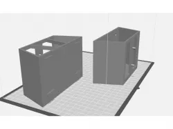 Trapezoidal alarm clock shell