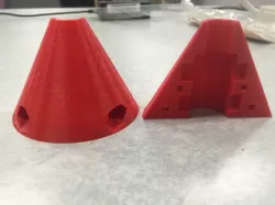 1/2in hex shaft (with vex pro motor coupler/collar) Cones (for FRC climber)