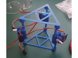 3DOF servo actuator test jig