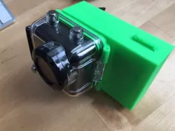 AC800W / Rollei 410 Actioncamera case backdoor with huge battery