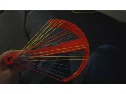 Bow attachment for rubber band gun