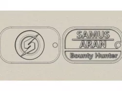 Chapas Samus Aran (Metroid)
