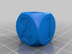 D3 Dice from D6