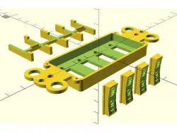 Decora 4 on/off wall switch with LEDs