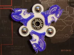 Duke Blue Devil Fidget Spinner - Wingnut2k