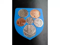 English coins - Royal shield of arms
