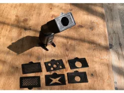 Flash snoot with several masks for Yongnuo YN-560 flashes
