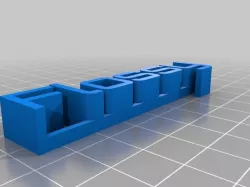 flossy name plate