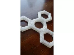 Hexagonal fidget spinner