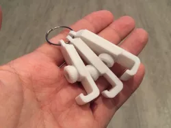 Keychain smartphone stand