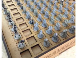 Lasercut 15mm Miniature Basing Insert for Ikea Kallam Stackable Storage